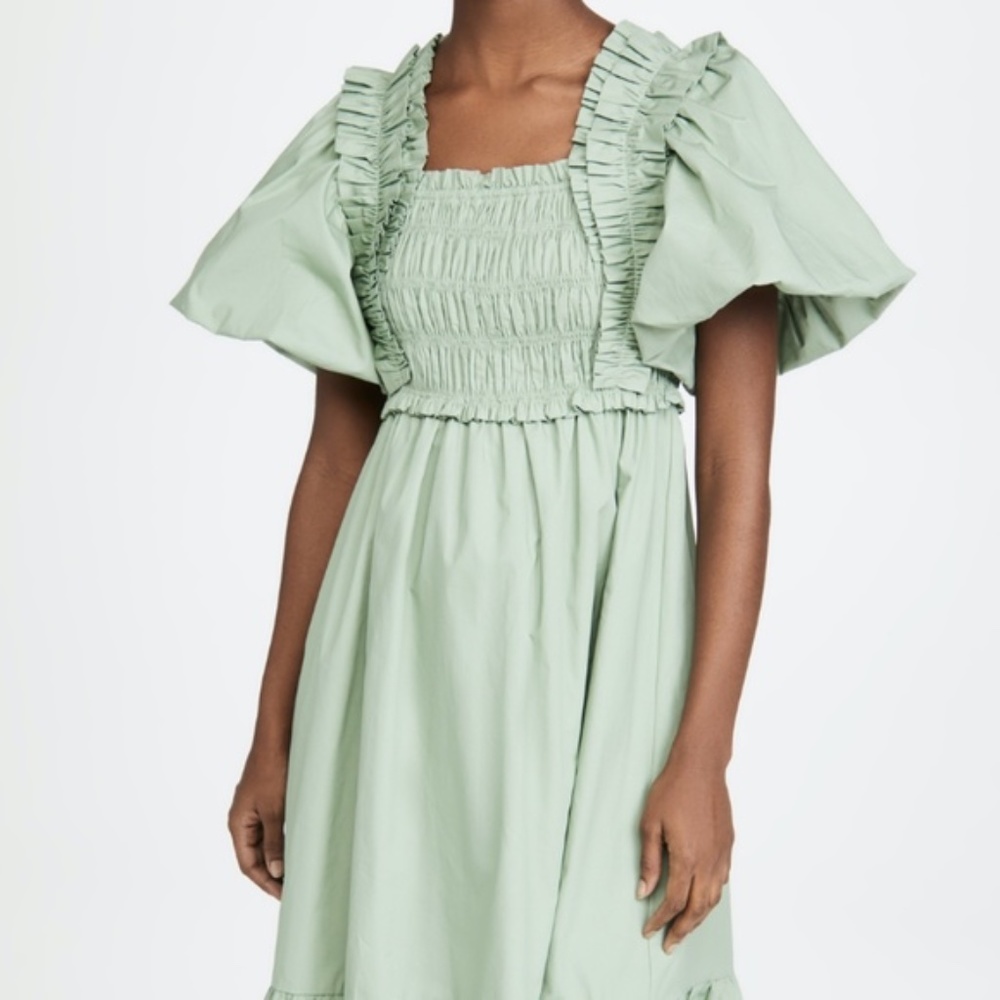 NWT English Factory Smocked Midi Dress